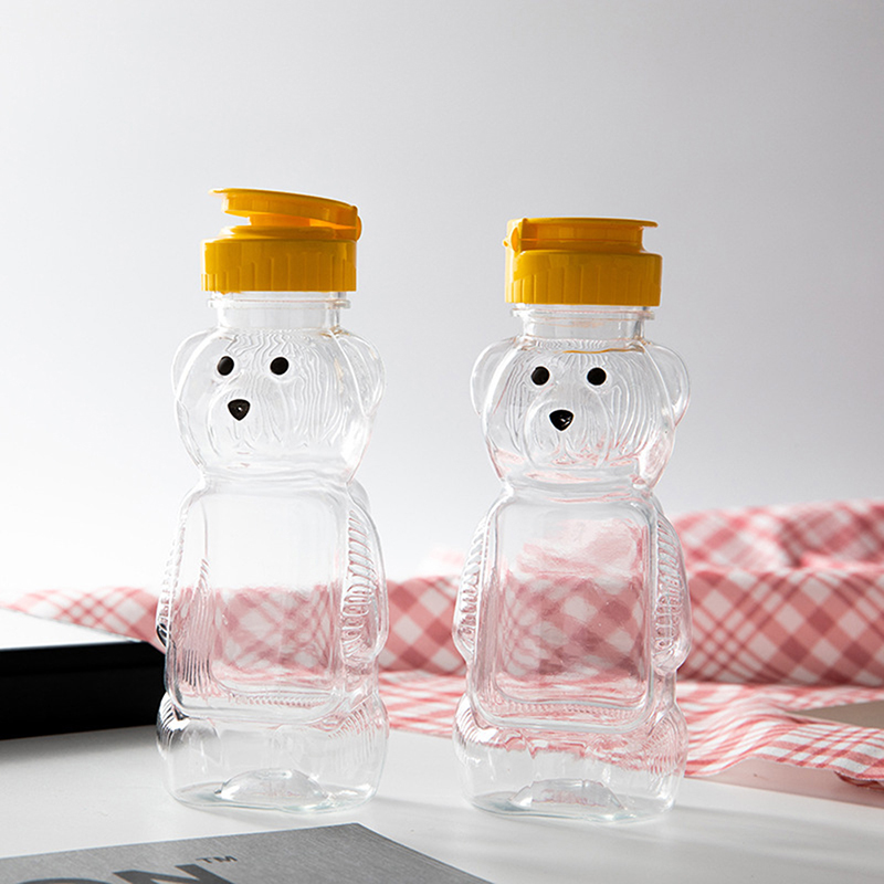Sauce Squeeze Bottle - 플라스틱 스퀴즈 조미료 병, 곰 모양