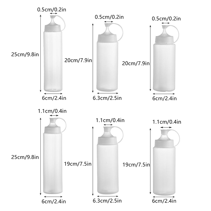 Sauce Squeeze Bottle - 주방 조미료 샐러드 소스 올리브 오일
