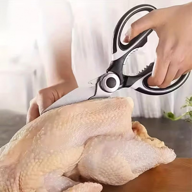 스테인리스 스틸 주방 가위 다용도 날카로운 칼날 인체공 - Meal Prep Chicken 리뷰 및 가격