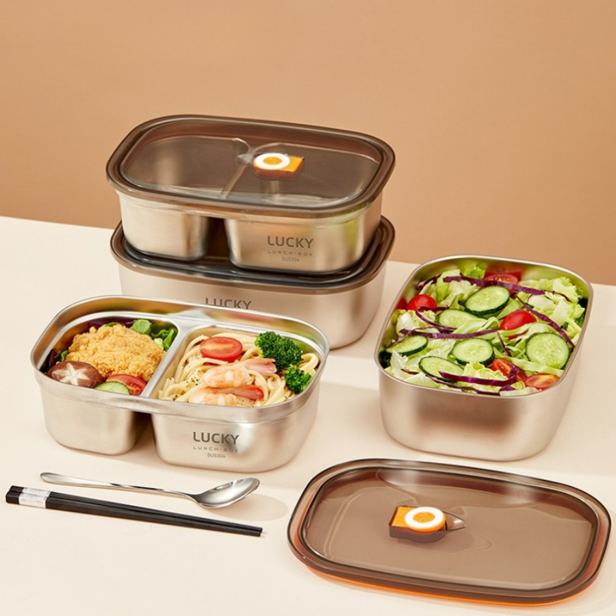 휴대용 304 스테인레스 스틸 도시락 전자레인지 가열  - Meal Prep Microwave 리뷰 및 가격