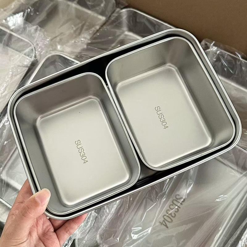 신제품 12/3개입 304 스테인리스 스틸 식품 트레이 - Meal Prep For Office 리뷰 및 가격