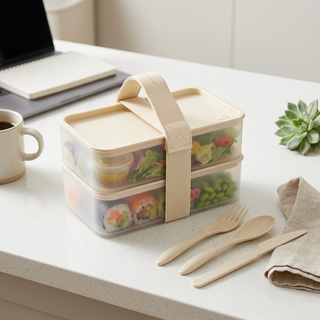 휴대용 플라스틱 식품 용기 재사용 가능한 사각 도시락  - Meal Prep Microwave 리뷰 및 가격