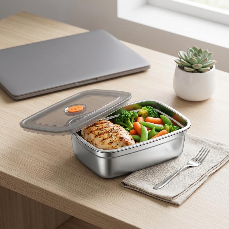 스테인레스 스틸 캠핑 도시락 상자 밀봉형 누출 방지 도 - Meal Prep Microwave 리뷰 및 가격
