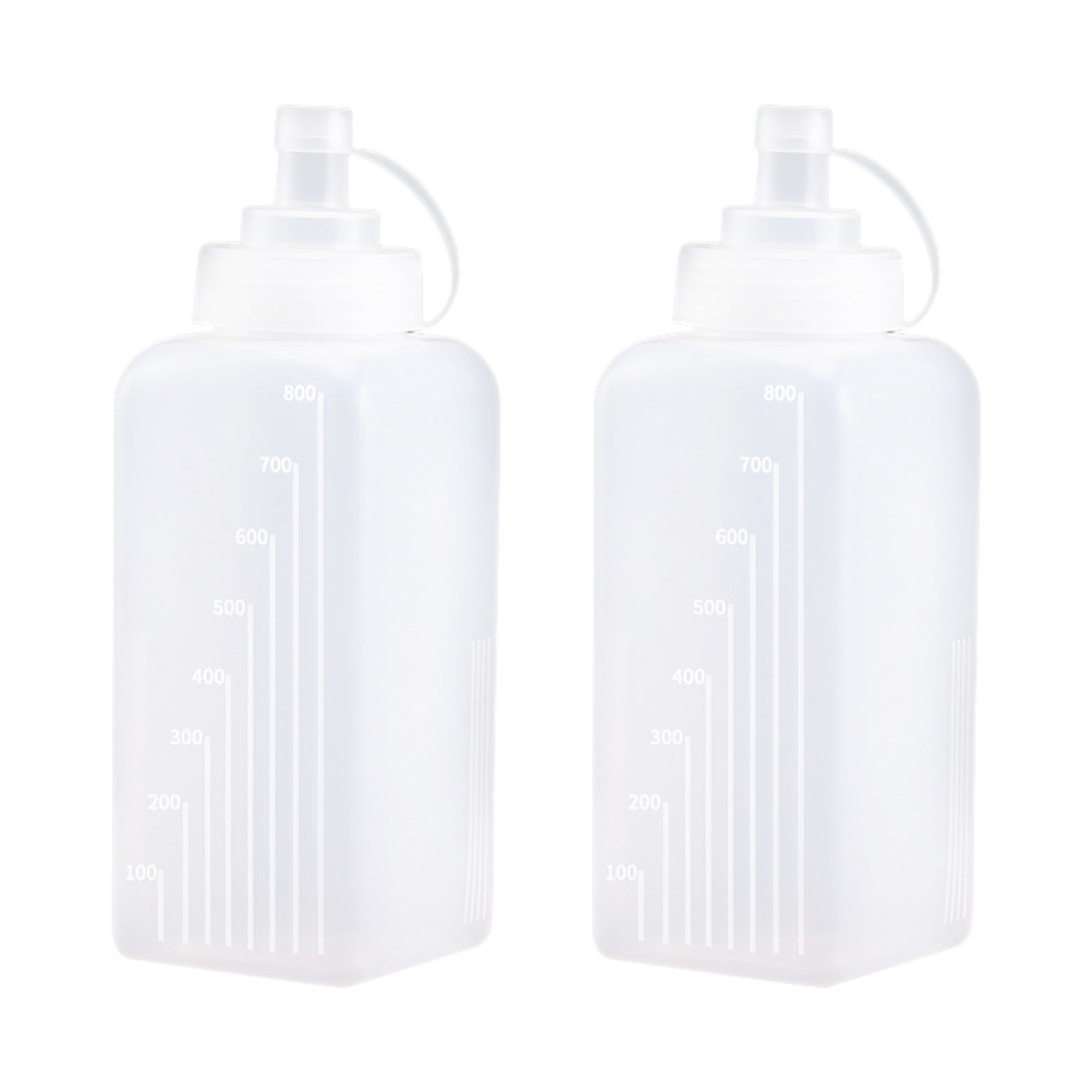 2Pcs 플라스틱 스퀴즈 병 가정용 샐러드 드레싱 잼  - Sauce Squeeze Bottle 리뷰 및 가격