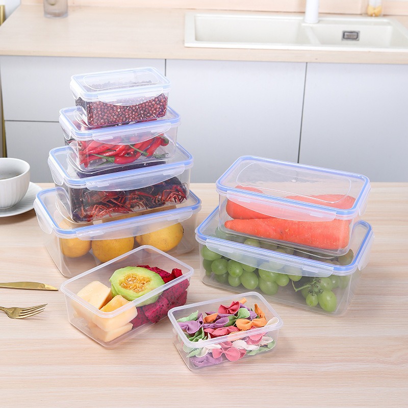 직사각형 밀폐 플라스틱 도시락통(뚜껑 포함) 전자레인지 - Meal Prep For Office 리뷰 및 가격