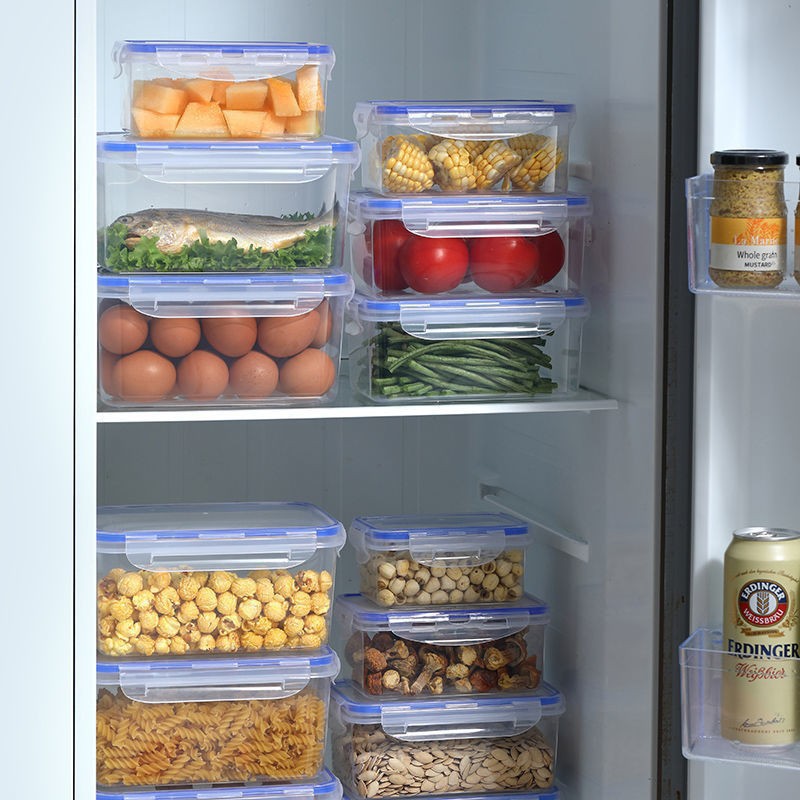 직사각형 밀폐 플라스틱 도시락통(뚜껑 포함) 전자레인지 - Meal Prep For Office 리뷰 및 가격
