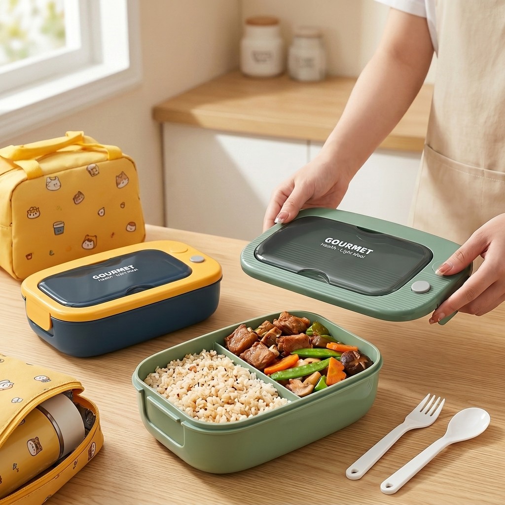 전자레인지용 플라스틱 도시락 2칸 누수방지 점심 도시락 - Meal Prep Microwave 리뷰 및 가격