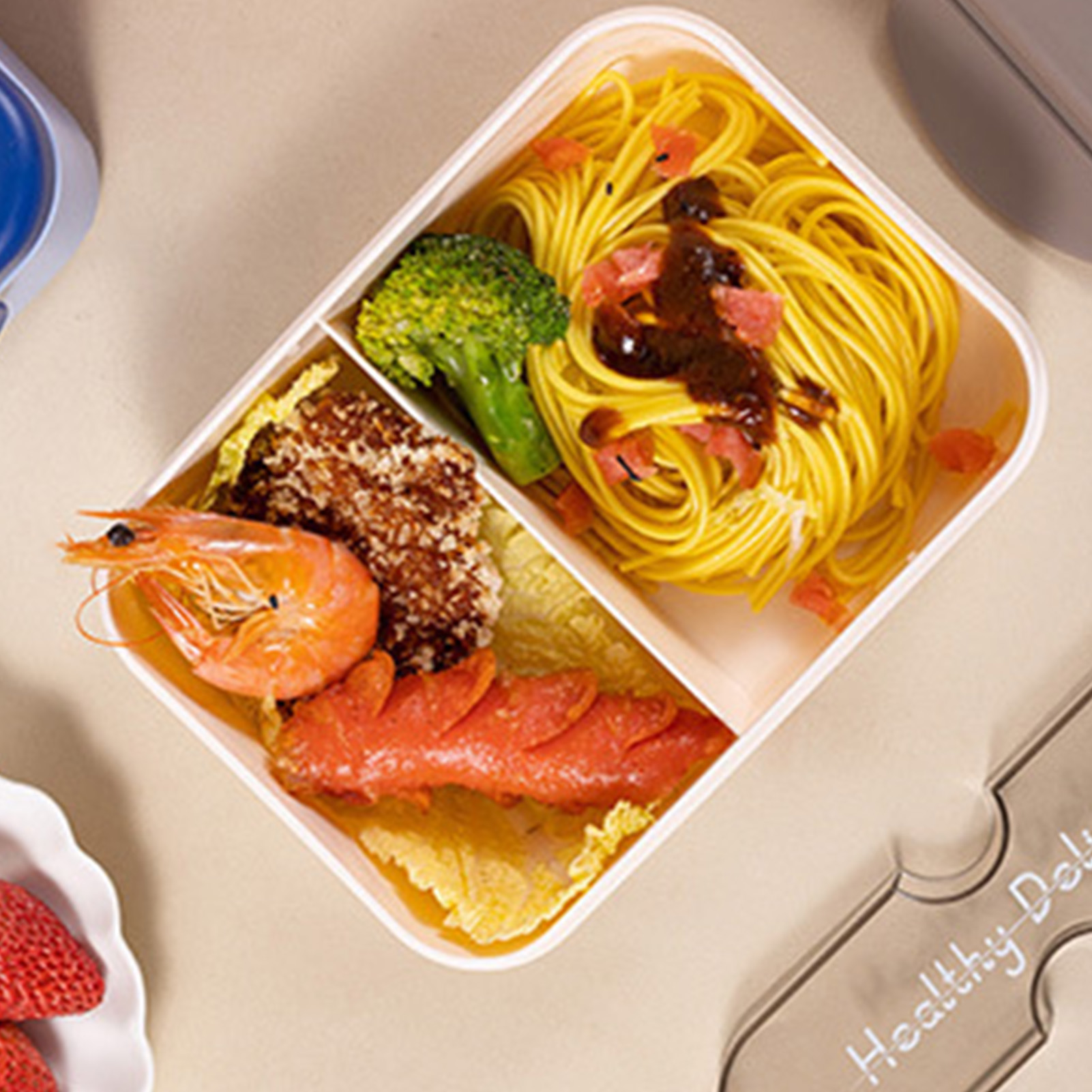 포크 플라스틱 스냅 온 학생 도시락, 학교 회사 피크닉 - Meal Prep Microwave 리뷰 및 가격