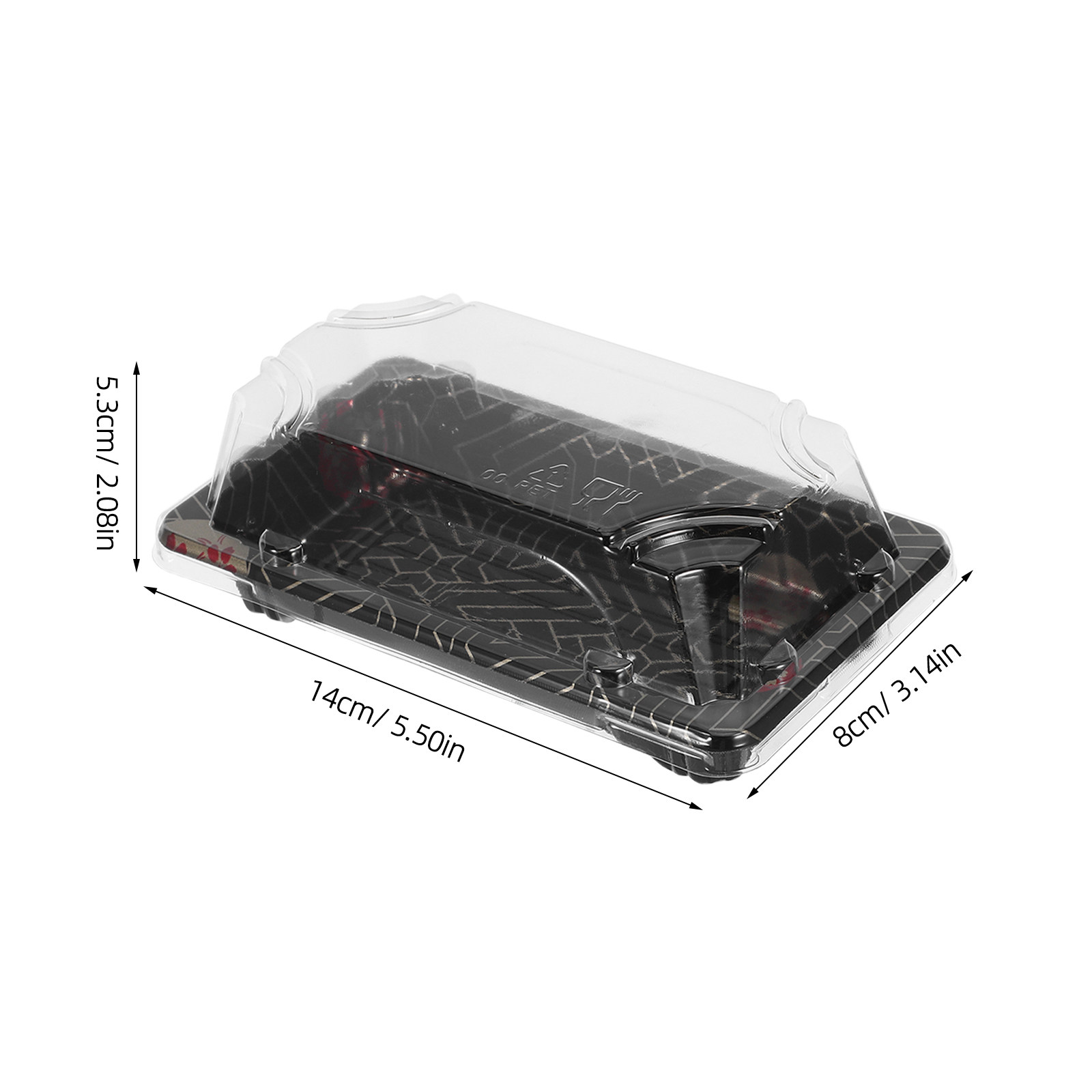 50Pcs 일본식 스시 용기(투명 뚜껑 포함) 스시 사 - Meal Prep For Office 리뷰 및 가격