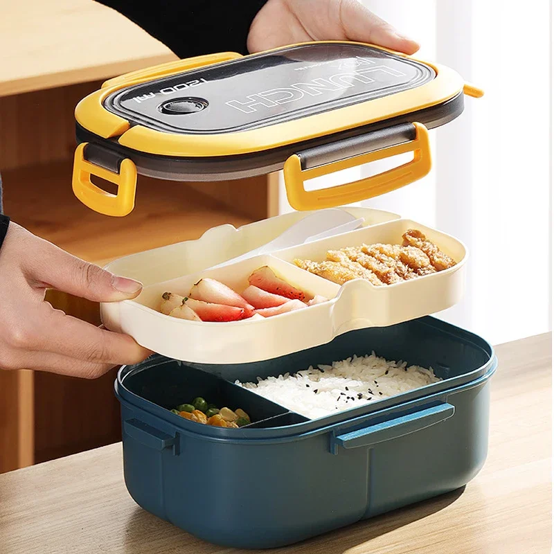 핫 싱글 이중 레이어 도시락통 과일 음식 전자레인지용  - Meal Prep Microwave 리뷰 및 가격
