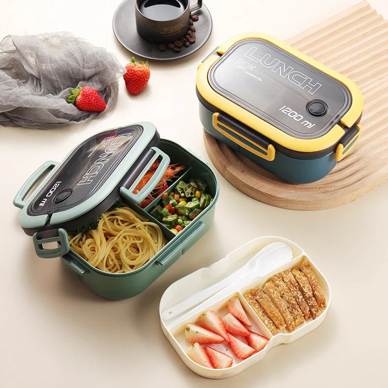 핫 싱글 이중 레이어 도시락통 과일 음식 전자레인지용  - Meal Prep Microwave 리뷰 및 가격