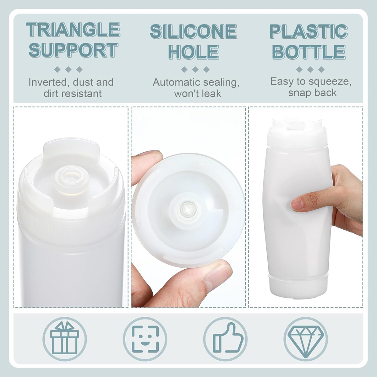 대용량 플라스틱 소스 병 더블 헤드 스퀴즈 병 토마토  - Sauce Squeeze Bottle 리뷰 및 가격